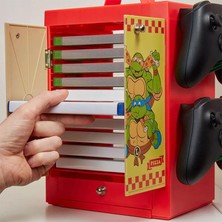 Gaming Locker Xbox, Ps, Switch, Konsol Düzenleyici, Ninja Kaplumbağa