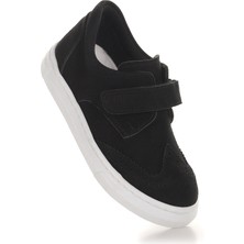 Kiko Kids Richie Cırtlı Casual Ayakkabı Siyah Erkek Bebek İçin Kauçuk Tabanlı