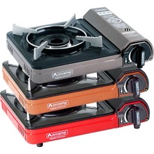 Orcamp Tekli Portatif Ocak Gaz Stop Emniyetli CK-505 (Gri)