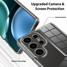 Etiget Samsung Galaxy S25 Ultra Kılıf Şeffaf Silikon Kamera Korumalı Kılıf