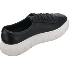 Costo Shoes CK05 Siyah Deri Gündelik Spor Ayakkabı Rahat Geniş Kalıp