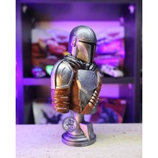 Mandalorian Din Djarin Büst Hediyelik,koleksiyonluk