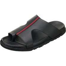 Costo Shoes PAŞA104 Siyah Dana Derisi Esnek Rahat Termo Taban Rahat Geniş Konforlu Taban