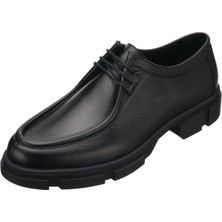 Costo Shoes PAŞA103 Siyah Dana Derisi Esnek Rahat Termo Taban Rahat Geniş Konforlu Taban