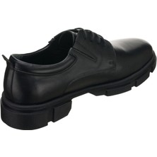 Costo Shoes CK4296 Siyah Dana Derisi Kauçuk Taban Erkek Büyük Numara Ayakkabı