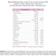 NovoArt Women Mitokondriyal Üreme Desteği 30 Saşe