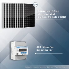 Matech 5kw Monofaz On-Grid Paket Sistem