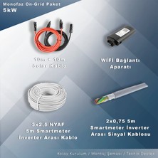 Matech 5kw Monofaz On-Grid Paket Sistem