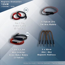 Matech Trifaze Off Grid Paket Sistem  (12 Kw/ Gün )