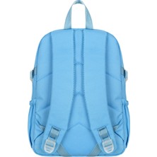Niss Store Kawai Model Kore Tarzı Oyuncak Aksesuarlı Mavi Kız ve Erkek Çocuk Sırt Çantası ve Okul Çantası