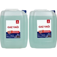 Abg Gaz Yağı 20 Litre( 2X10 Litre) Avantajlı Set Gaz Sobası, Zincir Temizleme