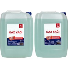 Abg Gaz Yağı 20 Litre( 2X10 Litre) Avantajlı Set Gaz Sobası, Zincir Temizleme