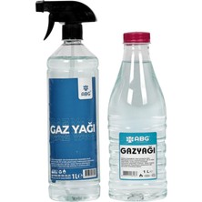 Abg Gaz Yağı Sprey 1lt ve 1lt Şişe Ikili Set Boya Koruma,zift, Reçine ve Leke Çıkarma Zincir Temizleyici