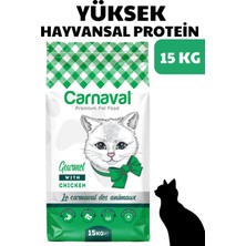 Carnaval Premium Gurme Tavuklu Yetişkin Kedi Maması 15 kg