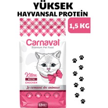 Carnaval Premium Cat Kitten Tavuklu Yavru Kedi Maması 1.5 kg