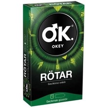 Okey Rötar Prezervatif 10 Adet Geçiktirici Etkili Aroma Özellikli Ürün