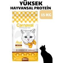 Carnaval Premium Tavuk Etli Yetişkin Kedi Maması 15 kg