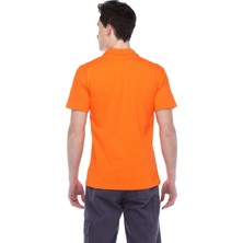 Ağca Turuncu Polo Yaka Tshirt