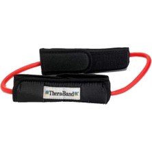 TheraBand® Tubing Loops With Padded Cuffs, Kırmızı