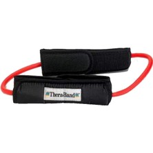 TheraBand® Tubing Loops With Padded Cuffs, Kırmızı