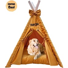 Teknor İsme Özel Yıkanabilir Femurarlı Büyük Irk Köpek Çadırı 110x110 cm