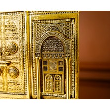 Yeni Ev Iş Hediyesi Üçlü Kabe Kapısı Dini Islami Manevi Biblo Masa Üstü Dekor Ev Ofis Dekorasyon Ürünü Aksesuar