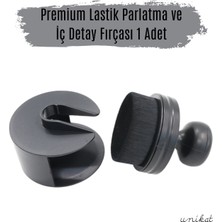 Unikat Özel Yeni Nesil Aplikatör Ultra Soft Ince Yoğun Tüylü  - Premium Lastik parlatma ve Iç Detay fırçası 1 Adet