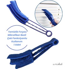 Oto Klima ve Havalandırma Temizlik Fırçası - Mikrofiber Bezli - Çok Fonksiyonlu Kullanım 1 Adet