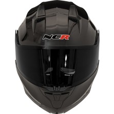 Icon Çene Açılır Kask Siyah Vizörlü