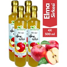 Elma Sirkesi 500 ml 4'lü Paket - Organik Doğal Fermente