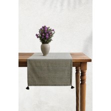 Mena Design Selendi Runner Püskül Detaylı Masa Örtüsü - 50  x  150  cm