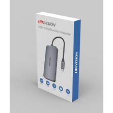 Hıkvısıon USB Hub 3.0 Udb Çoklayıcı 8in1 Dizüstü ve Bilgisayar Pc Kullanımı Için USB 3.0 Type-C Güç Çıkışlı DS401 (8 Port USB 3.0+Vga+Hdmi+Tf Kart+Type-C)