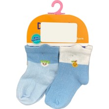 Defne Baby 2'li Bebek Çorabı K002-24
