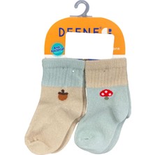 Defne Baby 2'li Bebek Çorabı U003-24