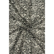 Sardo Kumaş Kaplan Desenli Dijital Baskılı Lü  x   Şifon En 1,50 cm
