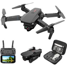 E88 Pro Yarış Drone ile 1080P Hd Çift Kamera Profesyonel Uzun Mesafe Drones Mini Akıllı Konumlandırma Uzaktan Kumandalı Drone