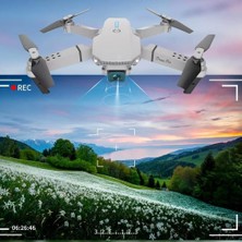 E88 Pro Yarış Drone ile 1080P Hd Çift Kamera Profesyonel Uzun Mesafe Drones Mini Akıllı Konumlandırma Uzaktan Kumandalı Drone