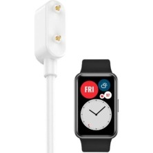 Honor Choice Watch / Oppo Band 2 Uyumlu Yüksek Kalite Şarj Kablosu (Beyaz)