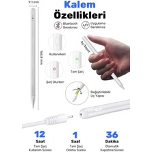 Ipad Yedek Uçlu Tablet Kalemi Ipad 6-7-8-9-10/mini 5-6/air 3-4-5/pro 1-2-3-4-5-6 Stylus Uyumlu