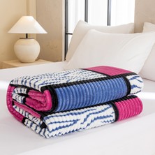 Out Yuy 1 Parça Baskılı Ekose Battaniye Çok Amaçlı Battaniye 70*100CM Parlak Kırmızı (Yurt Dışından)