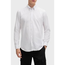 Boss  Pamuk Regular Fit Logolu Gömlek Erkek Gömlek 50519707 100