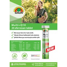 Sunlife MultiVitamin  Mineral  Q10 20 Efervesan Tablet