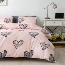 Çift Kişilik Nevresim Takımı Dream Serisi (Çarşafsız) I 200 x 220 I Pudra