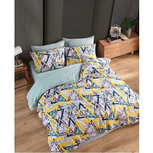 Çift Kişilik Nevresim Takımı I 220 x 240 I Sarı-Pembe
