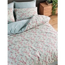 Çift Kişilik Nevresim Takımı I 220 x 240 I Yeşil-Pembe