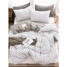 Çift Kişilik Nevresim Takımı Mıracle Serisi (Çarşafsız) I 200 x 220 I Beyaz