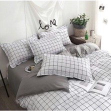 Çift Kişilik Nevresim Takımı Mıracle Serisi (Çarşafsız) I 200 x 220 I Beyaz