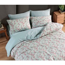 Tek Kişilik Nevresim Takımı I 160 x 220 I Yeşil-Pembe