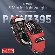 Attack Shark X3 Kablosuz Oyun Faresi PAW3395 Süper Hafif