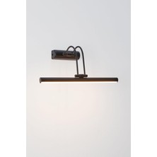 LED 7 Watt Günışığı Flüt Aplik, Resim, Tablo, Banyo ve Duvar Aplik | 5 Farklı Renk Seçeneği (Siyah)